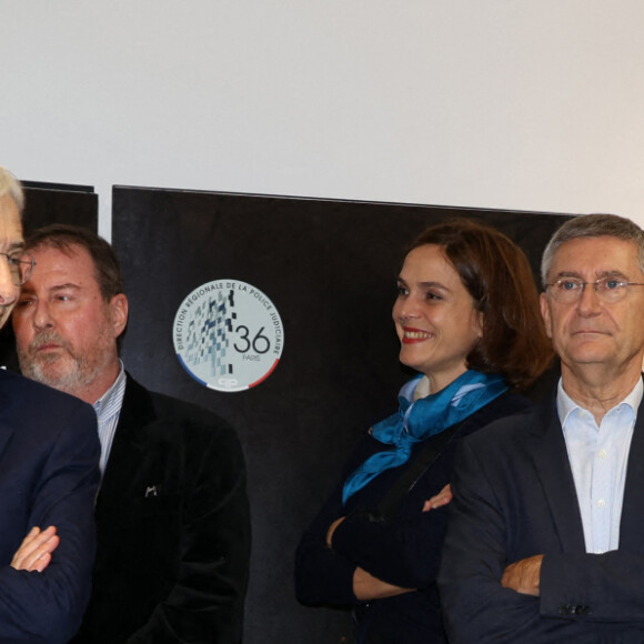 Exclusif - remise du prix du quai des orfèvres 2022 par le préfet de Police Didier Lallement, en présence de la comédienne Nadia Farès, marraine de l'événement lors de la remise du prix du Quai des Orfèvres 2022 au nouveau siège de la police judiciaire à Paris (36 bastion) le 2 novembre 2022. @Didier Sabardin / Bestimage