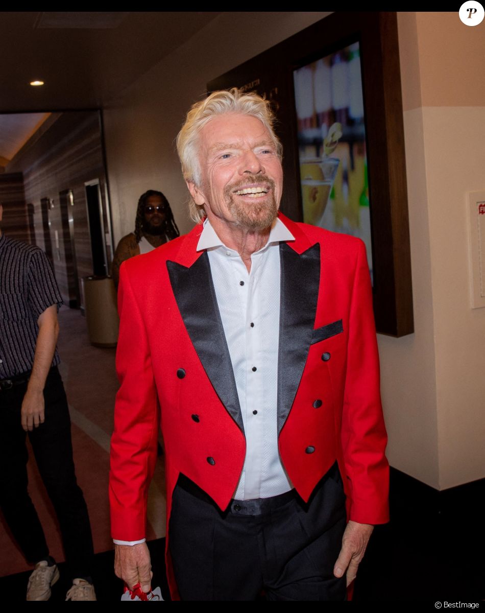 Sir Richard Branson inaugure les Virgin Hotels à Las Vegas. Pour l'occasion il a organisé l'évènement "Unstoppable Weekend Grand Opening Celebration" ! Las Vegas, le 11 juin 2021.