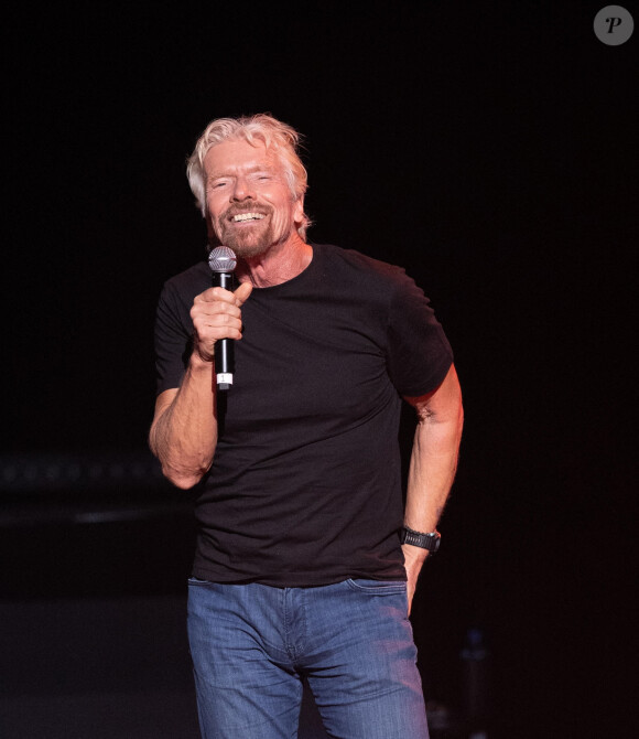 Sir Richard Branson inaugure les Virgin Hotels à Las Vegas. Pour l'occasion il a organisé l'évènement "Unstoppable Weekend Grand Opening Celebration" ! Las Vegas, le 11 juin 2021. 