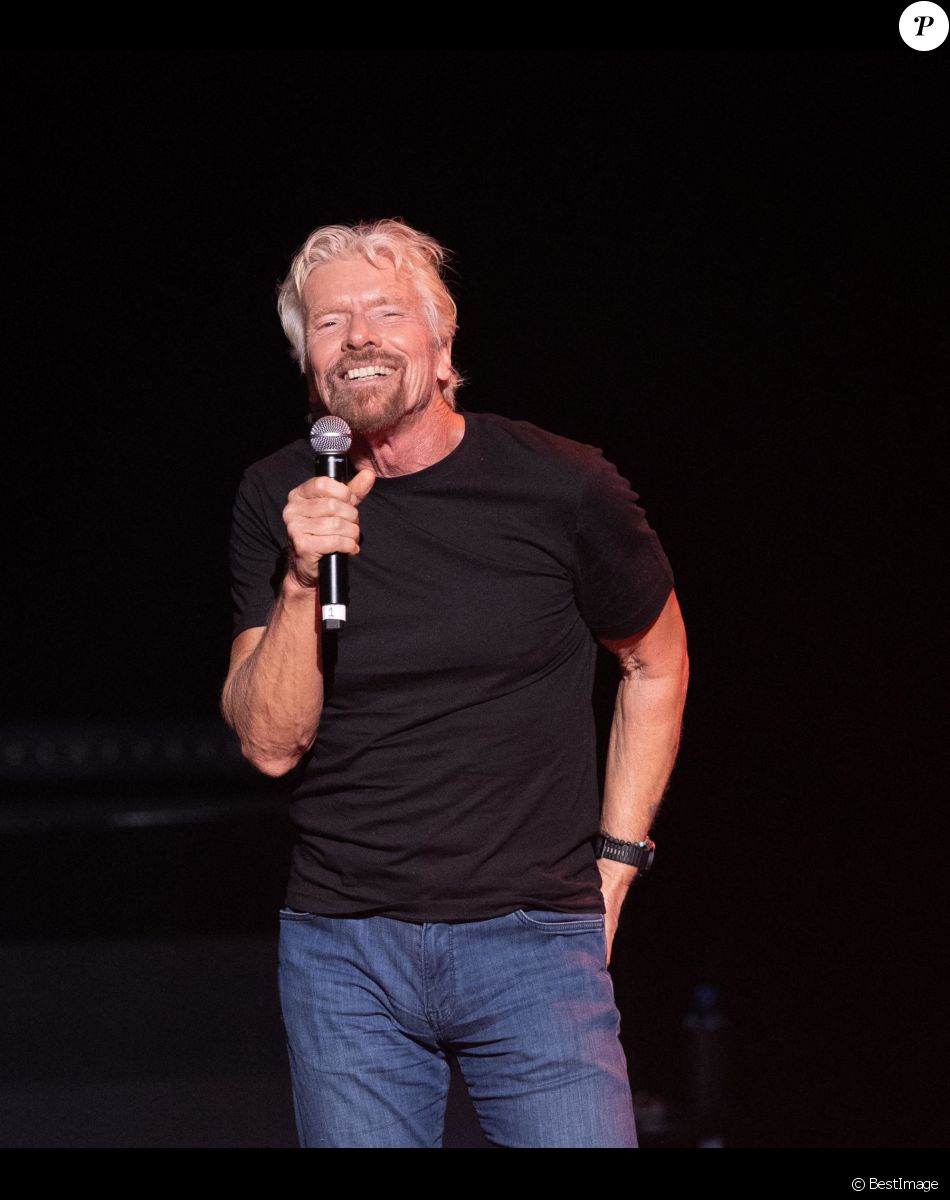 Sir Richard Branson inaugure les Virgin Hotels à Las Vegas. Pour l'occasion il a organisé l'évènement "Unstoppable Weekend Grand Opening Celebration" ! Las Vegas, le 11 juin 2021.