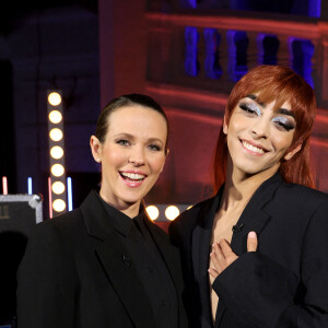 Exclusif -  Bilal Hassani et Lorie (Lorie Pester) - Backstage de l'enregistrement de l'émission "La chanson challenge" au Château de Chambord, qui sera diffusée le 26 juin sur TF1  © Gaffiot-Moreau / Bestimage 