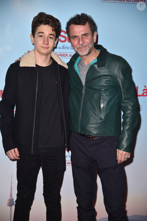 Eric Lartigau et son fils Lazare - Avant-première du film "Je suis là" (JeSuisLà) au cinéma UGC Normandie à Paris, le 4 février 2020. © Giancarlo Gorassini/Bestimage
