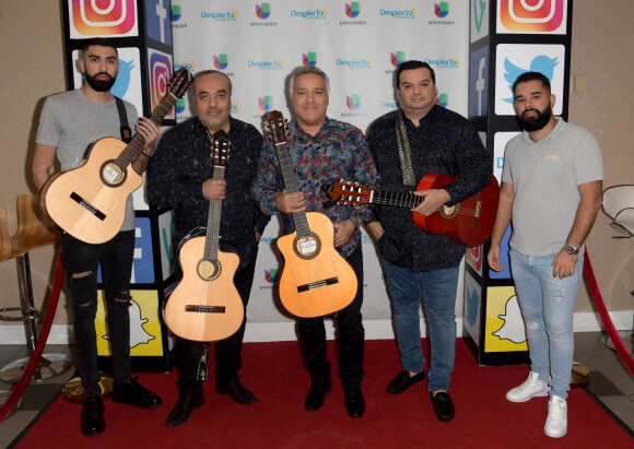 Les Gipsy Kings sur le plateau de l'émission TV "Despierta America" à Miami. Le 13 novembre 2018