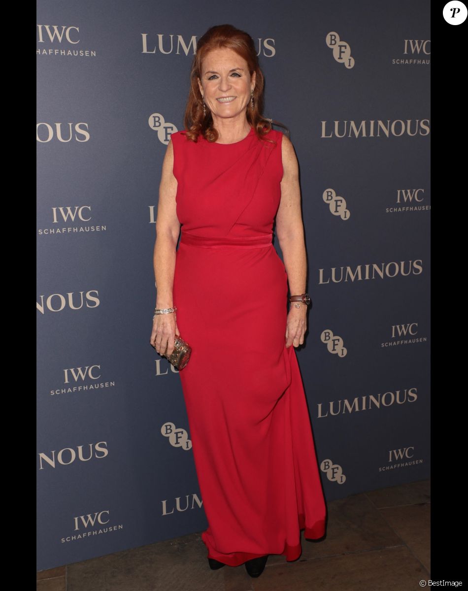 Sarah Ferguson, duchesse d'York - People à la soirée de gala "Luminous BFI" à la salle Roundhouse à Londres, le 1er octobre 2019.