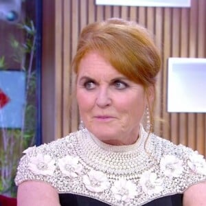 Sarah Ferguson sur le plateau de "C à Vous", le 16 novembre.