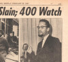 Couverture du Daily News de 1965 avec en une l'assassinat de Malcolm X