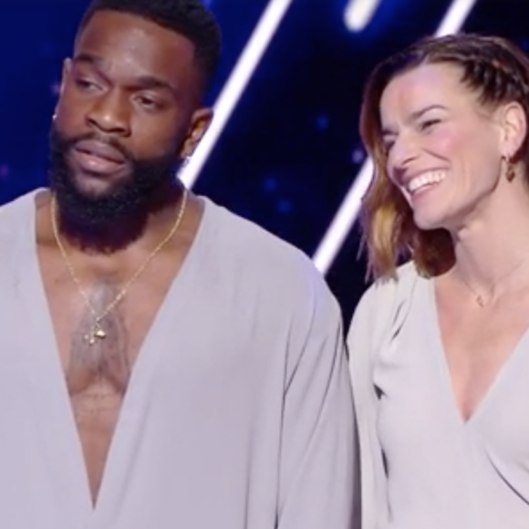 Tayc et Fauve Hautot lors de la demi-finale de "Danse avec les stars" - 19 novembre 2021, TF1