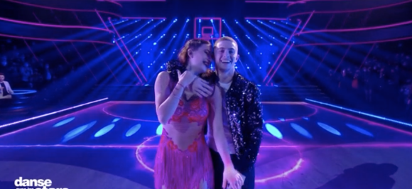 Michou et Elsa Bois lors de la demi-finale de "Danse avec les stars" - 19 novembre 2021, TF1