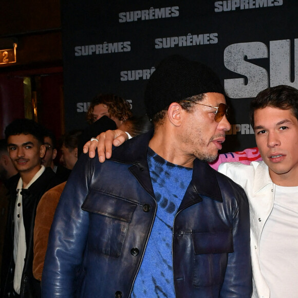 JoeyStarr (Didier Morville), Sandor Funtek, Théo Christine - Avant-première du film "Suprêmes" au Grand Rex à Paris le 17 novembre 2021.  © Veeren/Bestimage