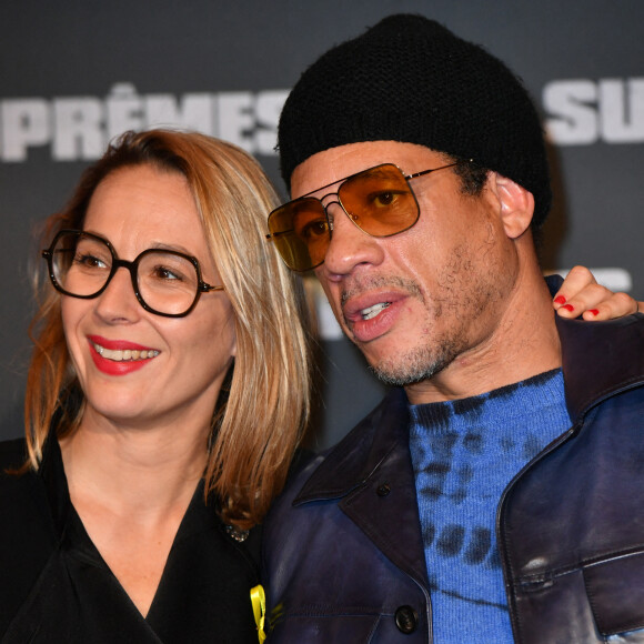 Audrey Estrougo (réalisatrice), JoeyStarr (Didier Morville) - Avant-première du film "Suprêmes" au Grand Rex à Paris le 17 novembre 2021.  © Veeren/Bestimage