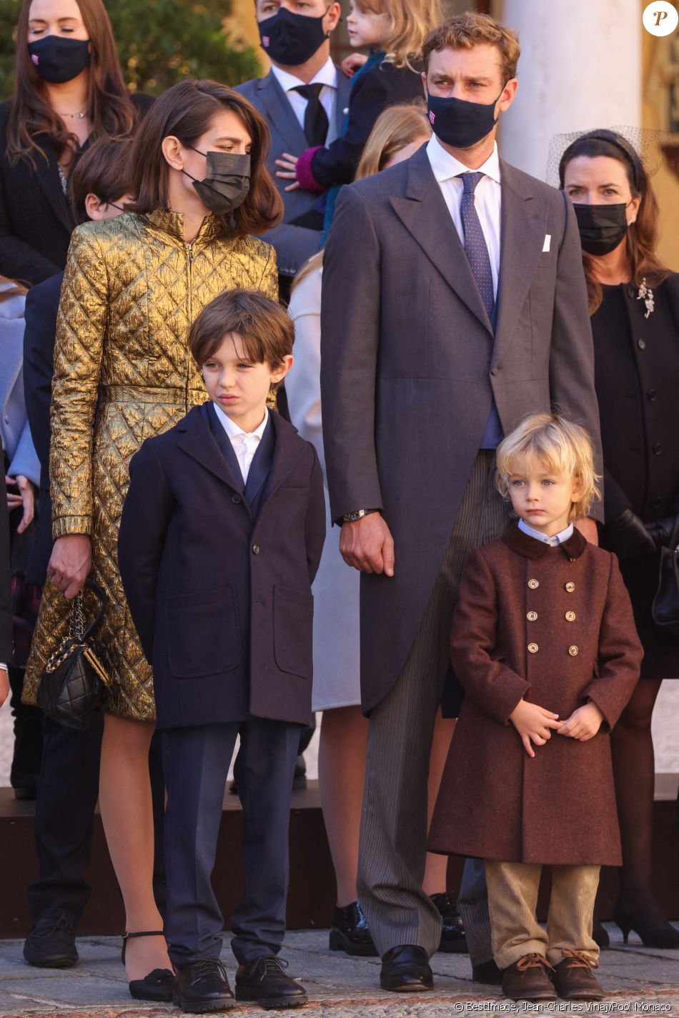 Charlotte Casiraghi Et Son Fils Raphaël Elmaleh, Pierre Casiraghi Et ...