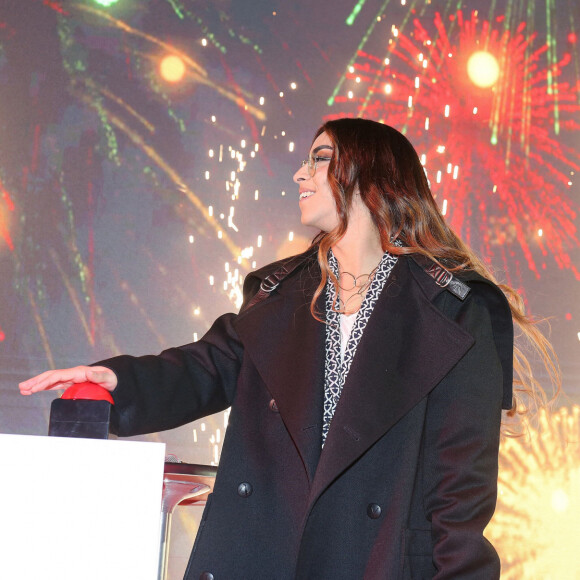 Exclusif - Bilal Hassani inaugure les illuminations de Noël du centre commercial Westfield Forum des Halles. Paris, le 20 novembre 2021. © Panoramic/Bestimage