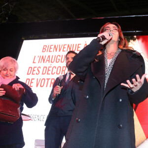 Exclusif - Bilal Hassani inaugure les illuminations de Noël du centre commercial Westfield Forum des Halles. Paris, le 20 novembre 2021. © Panoramic/Bestimage