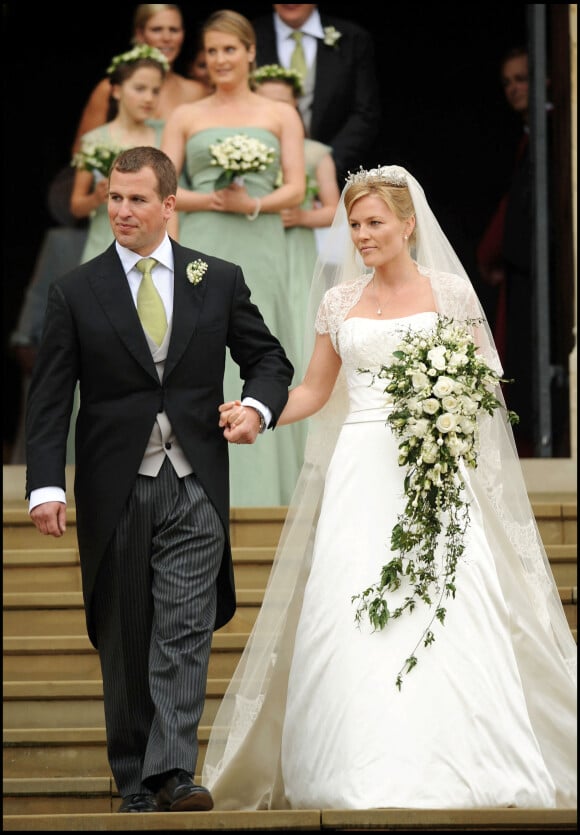 Mariage de Peter et Autumn Phillips à Windsor en 2008.