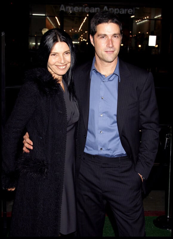 Matthew Fox et sa femme Margherita Ronchi à la première du film We Are Marshall à Los Angeles, en 2006