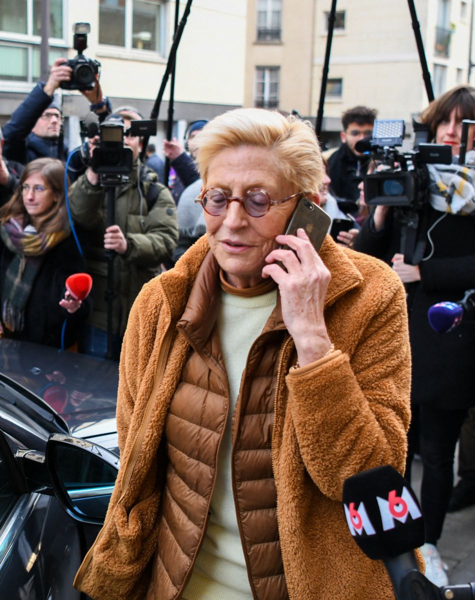 Isabelle Balkany vient chercher son mari Patrick Balkany libéré de la prison de la Santé le 12 février 2020.