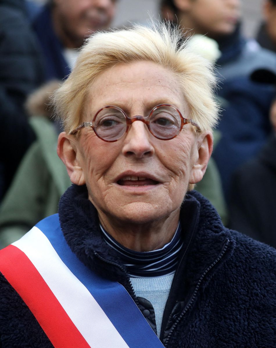 Isabelle Balkany - Marche blanche pour la mémoire de Cédric Chouviat dans les rues de Levallois-Perret le 12 Janvier 2020. © Dominique Jacovides / Bestimage