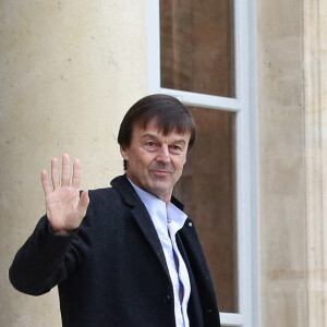 Nicolas Hulot, ministre de la Transition écologique et solidaire - Conseil des ministres du 20 décembre 2017 au palais de l'Elysée à Paris.