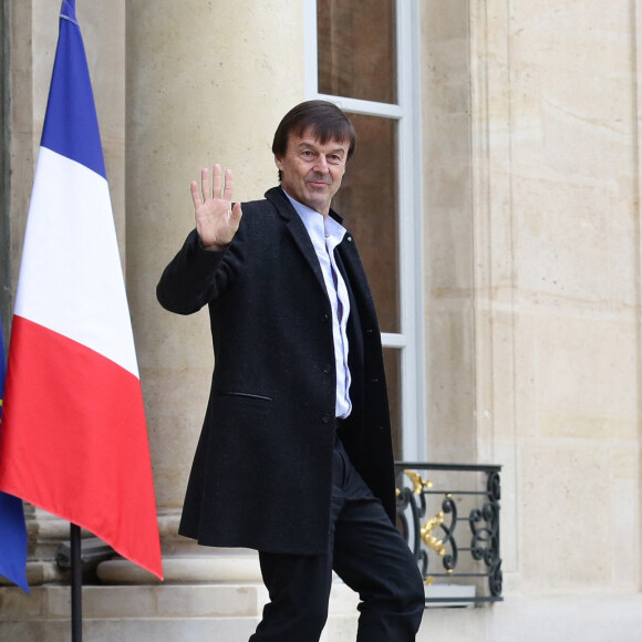 Nicolas Hulot, ministre de la Transition écologique et solidaire - Conseil des ministres du 20 décembre 2017 au palais de l'Elysée à Paris.