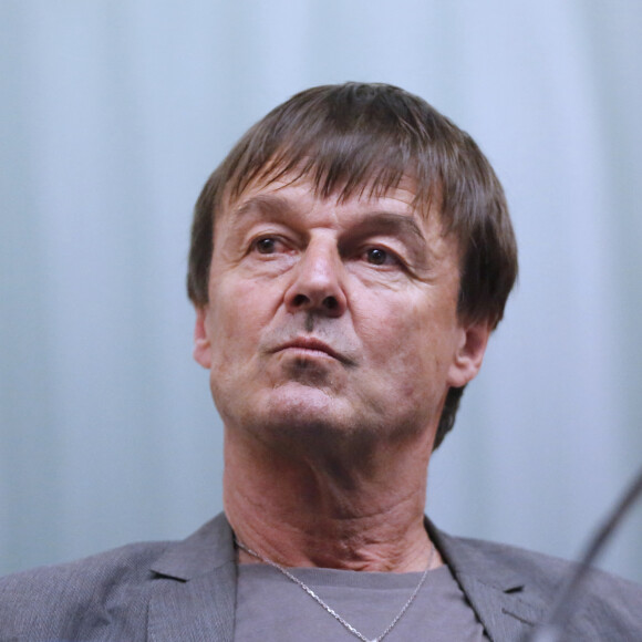 Semi-Exclusif - Nicolas Hulot - Conférence autour du thème "Osons façonner un monde plus solidaire" à Nantes, le 1er avril 2017. La tournée de l'Appel des solidarités est à l'initiative de 120 associations engagées dans le cadre de l'élection présidentielle 2017.