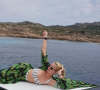 Paris Hilton en vacances en Corse en septembre 2021.