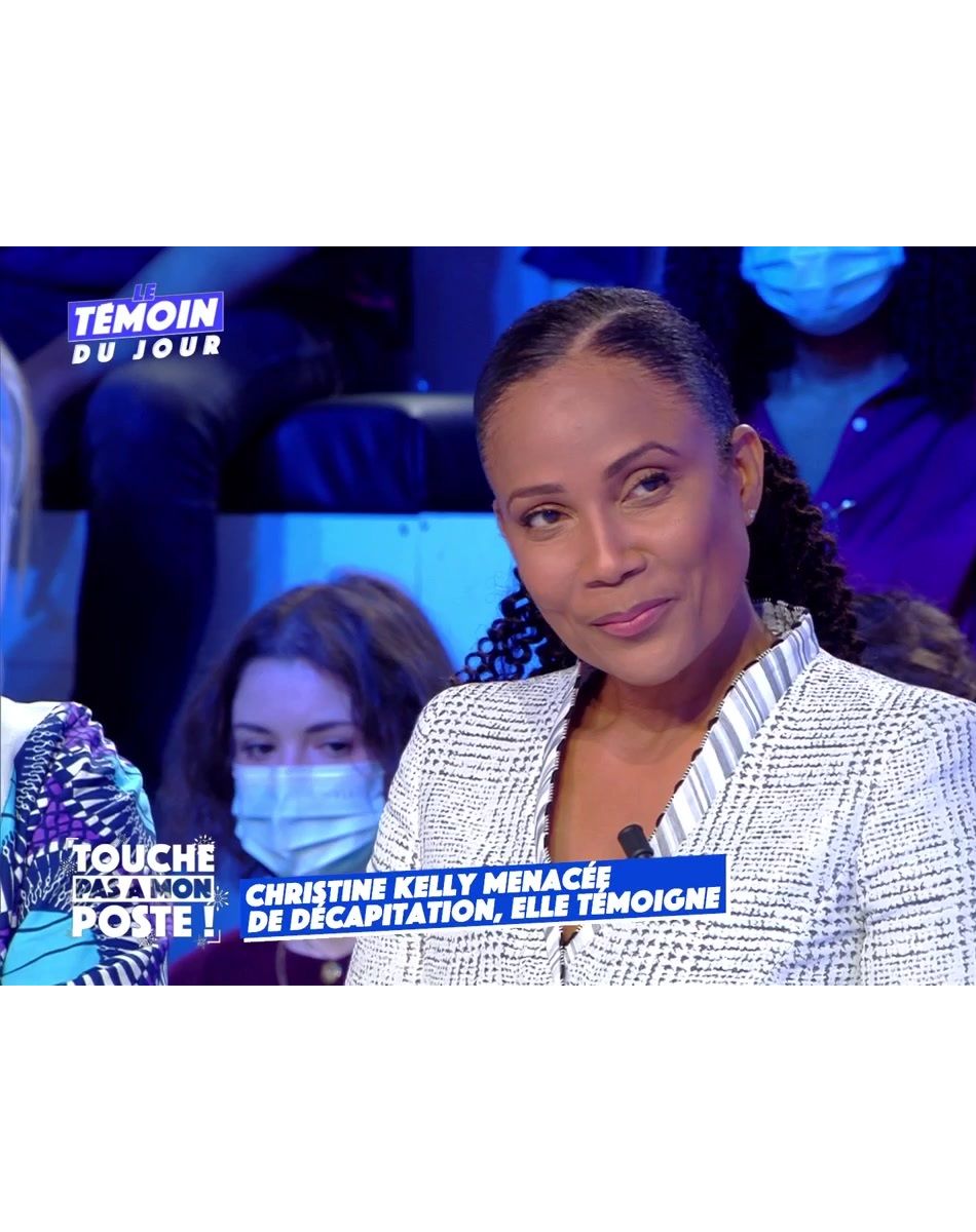 Christine Kelly sur le plateau de "Touche pas à mon poste".