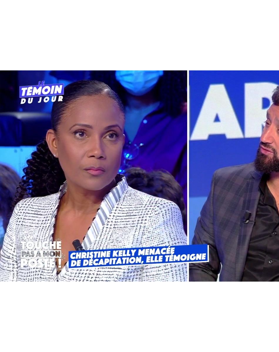 Christine Kelly répond aux questions de Cyril Hanouna.