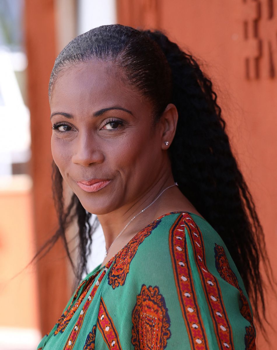 Christine Kelly au village lors des internationaux de France de Roland Garros à Paris, le 10 juin 2017. © Dominique Jacovides - Cyril Moreau/ Bestimage