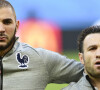 Karim Benzema et Mathieu Valbuena : France vs Bresil - match amical.