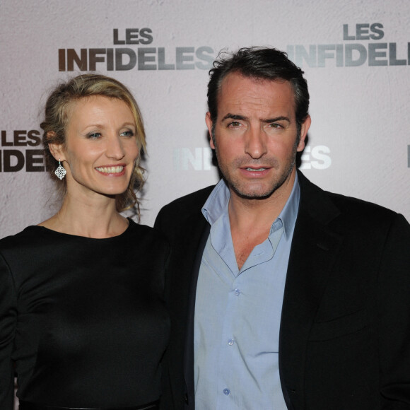 Archive - Alexandra Lamy et Jean Dujardin lors de l'avant-premiere des Infideles a Paris le 14 fevrier 2012