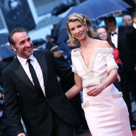 Jean Dujardin et Alexandra Lamy au 65ème festival de Cannes, le 27 mai 2012.
