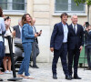 Passation de pouvoir entre le ministre de la Transition Ecologique et Solidaire, Nicolas Hulot et son successeur François de Rugy, au ministère de l'Ecologie, hôtel de Roquelaure, à Paris, le 4 septembre 2018.