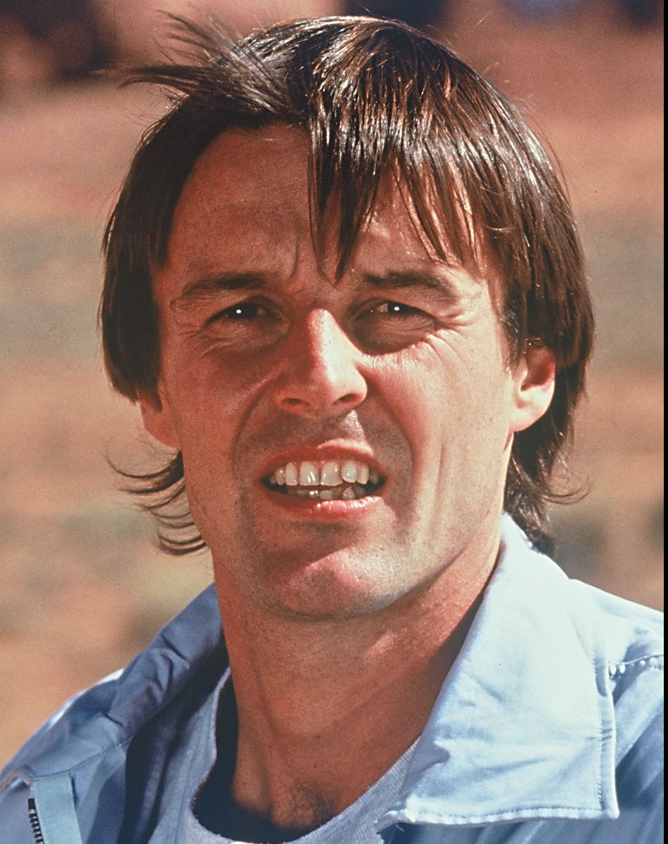 Nicolas Hulot au Botswana pour la Fondation Ushuaïa en 1995