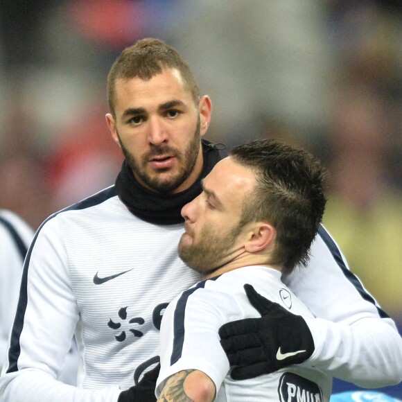 Archive - Karim Benzema - Mathieu Valbuena : France vs Bresil - match amical.