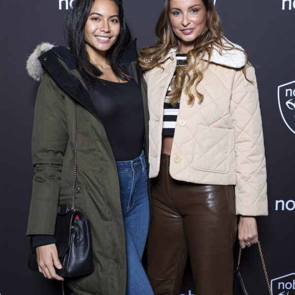 Exclusif - Vaimalama Chaves (Miss France 2019) et Malika Ménard (Miss France 2010) - Nobis fête ses 15 ans en inaugurant sa nouvelle boutique dans le 2ème arrondissement de Paris, France, le 25 novembre 2021. © Pierre Perusseau/Bestimage$ 