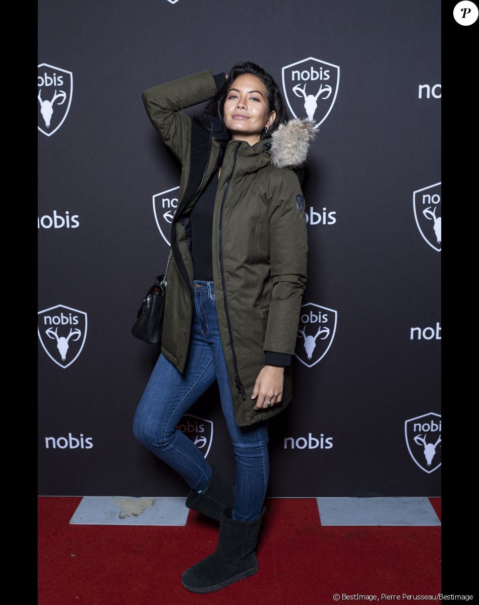 Exclusif - Vaimalama Chaves (Miss France 2019) - Nobis fête ses 15 ans en inaugurant sa nouvelle boutique dans le 2ème arrondissement de Paris, France, le 25 novembre 2021. © Pierre Perusseau/Bestimage$