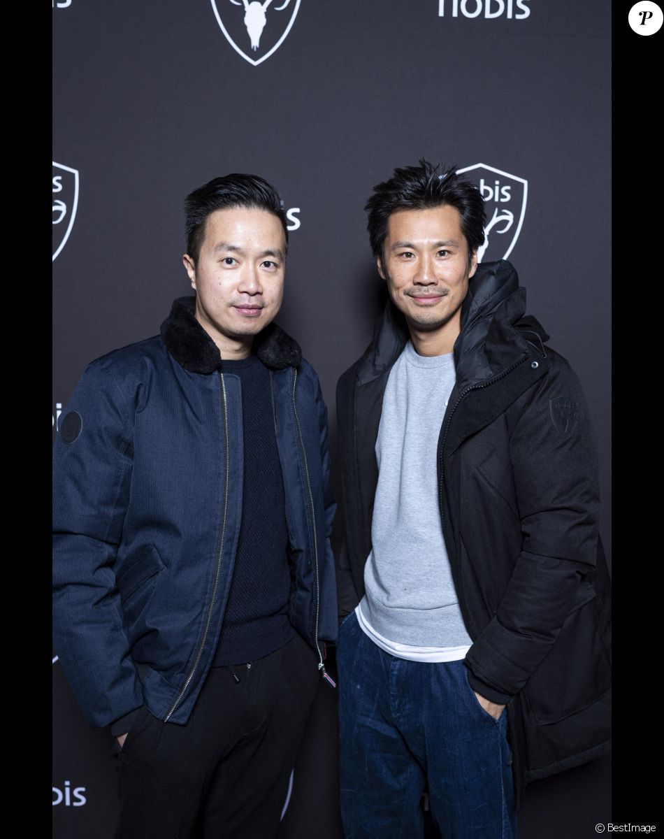 Exclusif - Kévin Yang et Frederic Chau - Nobis fête ses 15 ans en inaugurant sa nouvelle boutique dans le 2ème arrondissement de Paris, France, le 25 novembre 2021. © Pierre Perusseau/Bestimage$