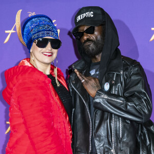 Lââm et son mari Robert Suber - Avant-première Parisienne du film "Aladdin" au Grand Rex à Paris. © Olivier Borde/Bestimage