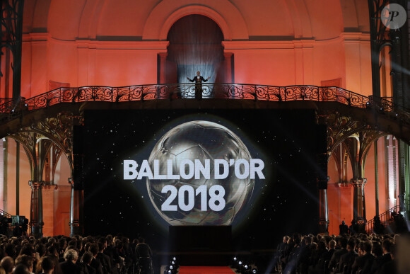 Cérémonie du Ballon d'or France Football 2018 au Grand Palais à Paris, France, le 3 décembre 2018. le Croate L.Modric remporte le trophée 2018. © Sébastien Boué/L'équipe/Pool/Bestimage