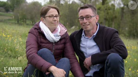 Hervé et Stéphanie dans "L'amour est dans le pré" - M6