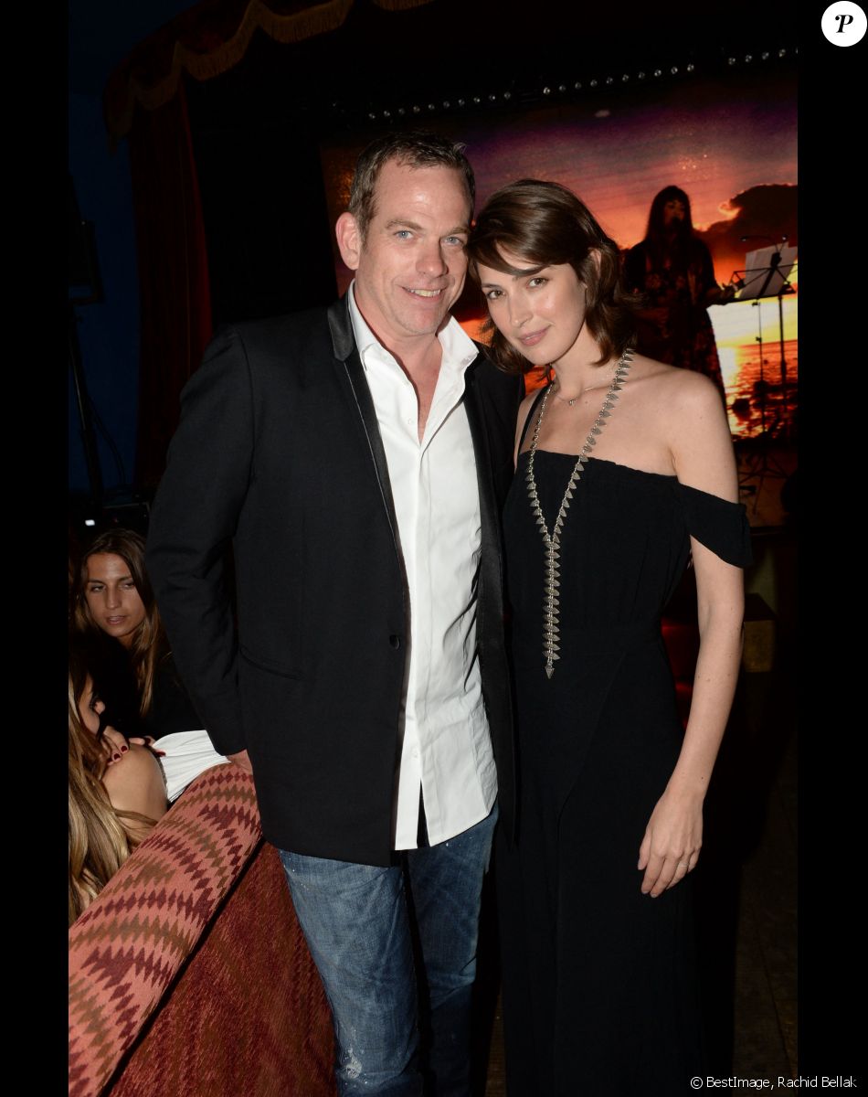 Exclusif - Garou et son ex-compagne Stéphanie Fournier - Soirée d'anniversaire de Benjamin Patou (39 ans) au restaurant Manko-Paris à Paris, France le 22 juin 2016. © Rachid Bellak/Bestimage