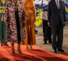 La Première ministre de la Barbade, Mia Mottley, Garfield Sobers, Sandra Mason nouvelle présidente de la Barbade, Rihanna, le prince Charles, prince de Galles - Le prince Charles, prince de Galles assiste à la cérémonie d'investiture présidentielle en présence de Rihanna à Heroes Square à Bridgetown à la Barbade le 29 novembre 2021.