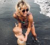 Caroline Anglade et son fils aîné Sacha sur Instagram, en 2018.