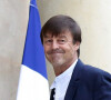 Nicolas Hulot à l'Elysée, lorsqu'il était le ministre de la Transition écologique et solidaire