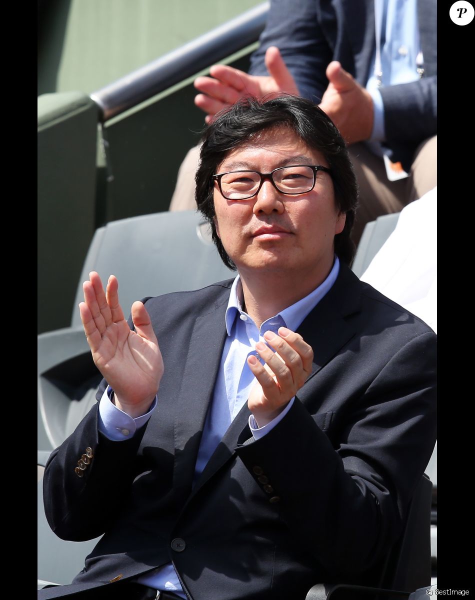 Jean-Vincent Placé à Roland Garros à Paris le 30 mai 2015.