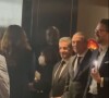 Carla Bruni et Nicolas Sarkozy lors de la soirée d'ouverture du Bulgari Hotel à Paris, le 1er décembre 2021