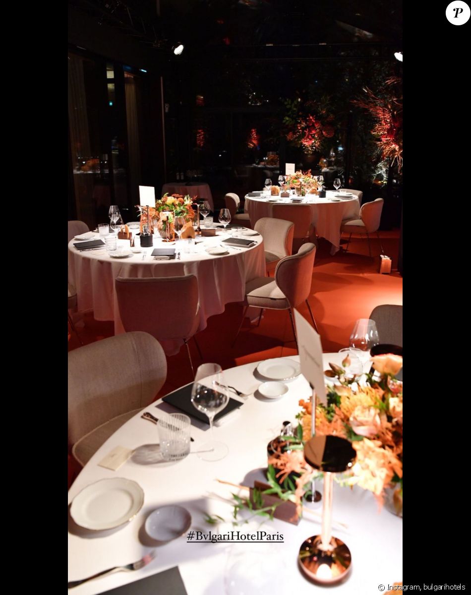 Soirée d'ouverture du Bulgari Hotel à Paris, le 1er décembre 2021