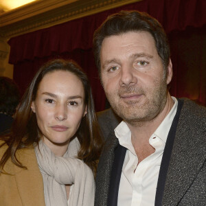 Philippe Lellouche et sa femme Vanessa Demouy - Générale de la pièce "Tout à Refaire" au théâtre de la Madeleine à Paris, le 8 février 2016. © Guirec Coadic/Bestimage 