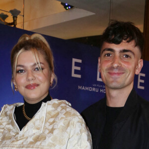 Louane et Florian Rossi lors de la première de "Belle" au Grand Rex, à Paris, le 6 décembre 2021. Photo by Jerome Domine/ABACAPRESS.COM