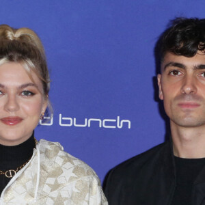 Louane et Florian Rossi lors de la première de "Belle" au Grand Rex, à Paris, le 6 décembre 2021. Photo by Jerome Domine/ABACAPRESS.COM
